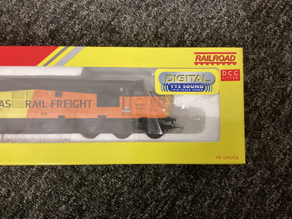 Hornby, Colas Class 37 co-co, DCC Fitted,  Railroad Plus Enhanced Livery, No. 37421, With Sound, 00 Gague
