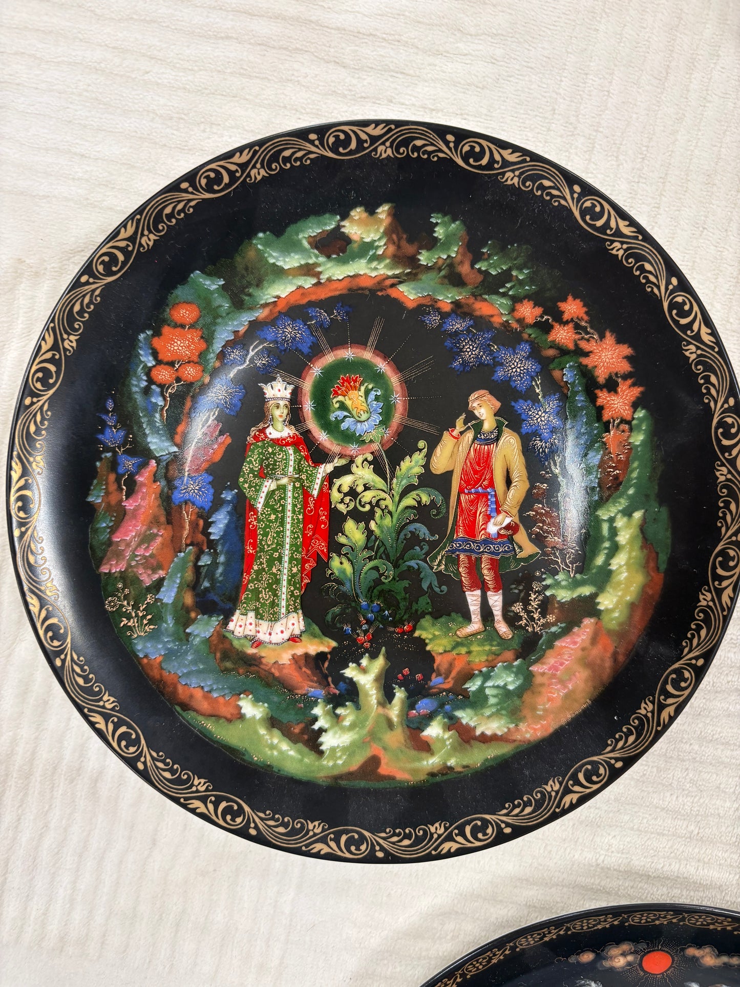 10x Vintage Tianex Russian Legends Collector Plates