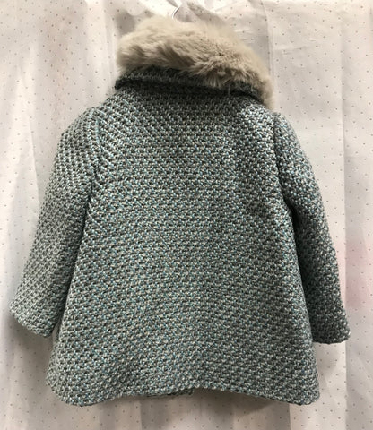 BNWT Monsoon Aqua Infant Coat 3-6Months