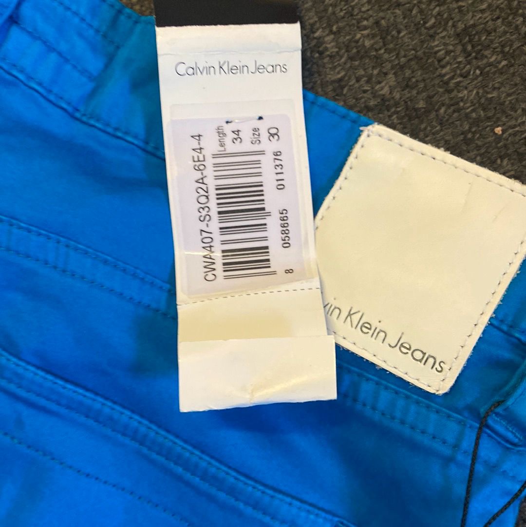 Calvin Klein jeans 30 waist size 10 BNWT Light Blue