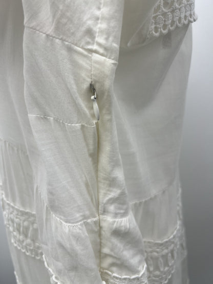 Mint Velvet White Lace Blouse Size 18 BNWT