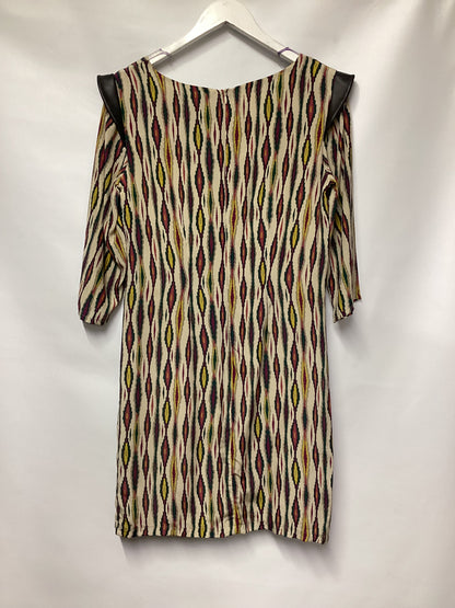 SET Multi-Coloured Silk Mini Dress Size 10