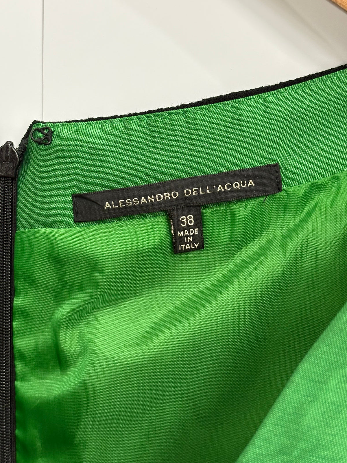Alessandro Dell’Acqua Women’s Green Silk Blend Corset Top UK Size 6 (IT Size 38)