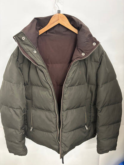 AllSaints Mens Novern Reversible Ramskull Puffer Jacket Size L