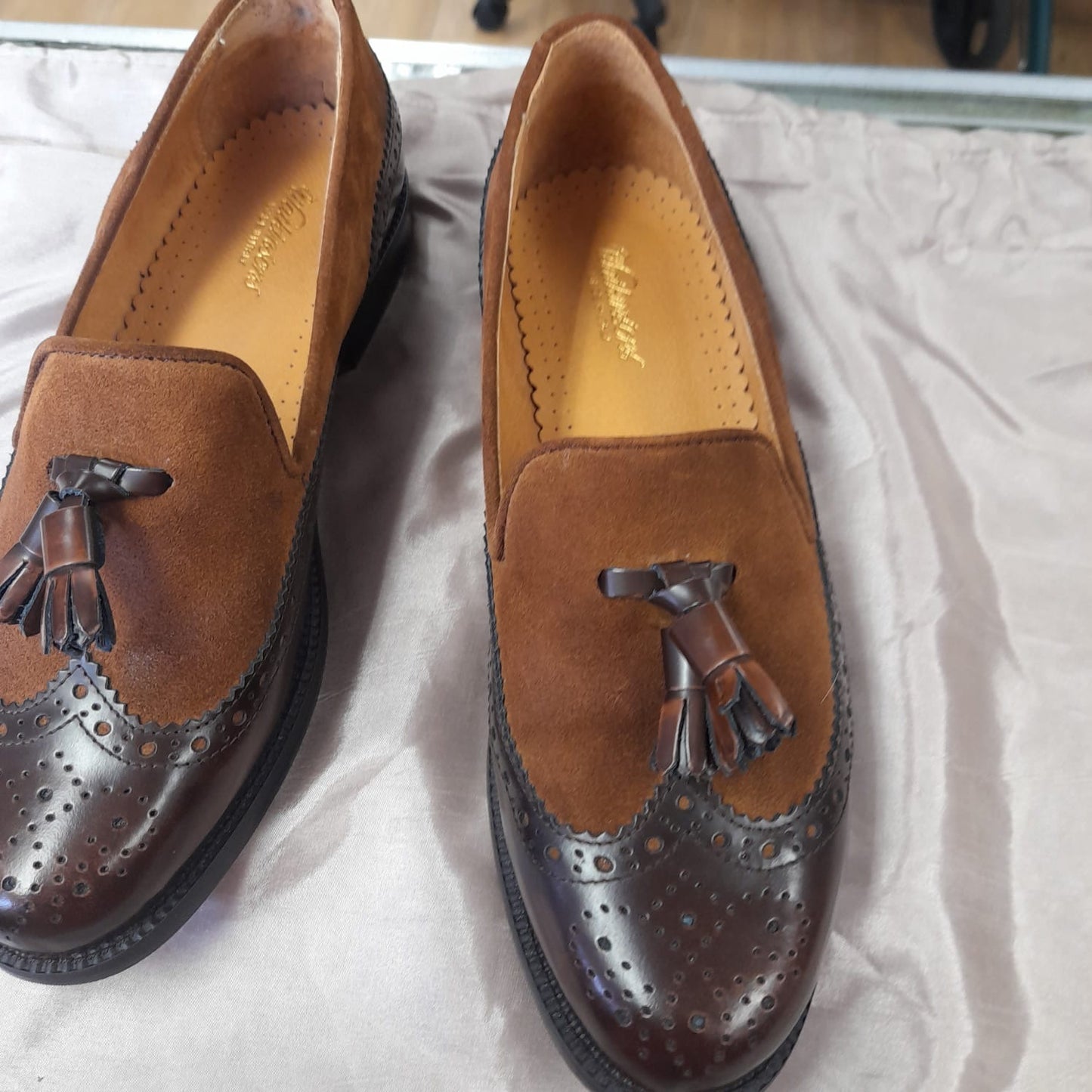 Watkinsons Heritage Collection Brown Brogue Shoe 6 BNIB