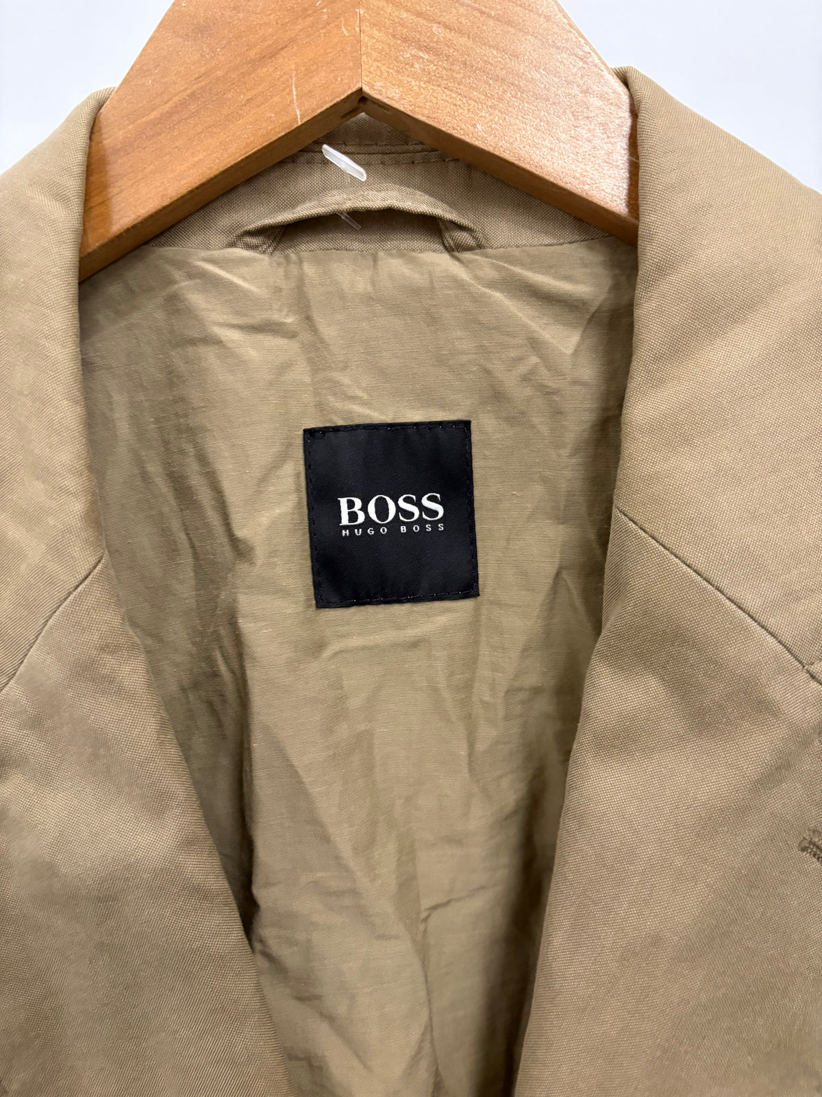 BOSS Hugo Boss Mens Beige Blazer Sports Coat UK Size 38R