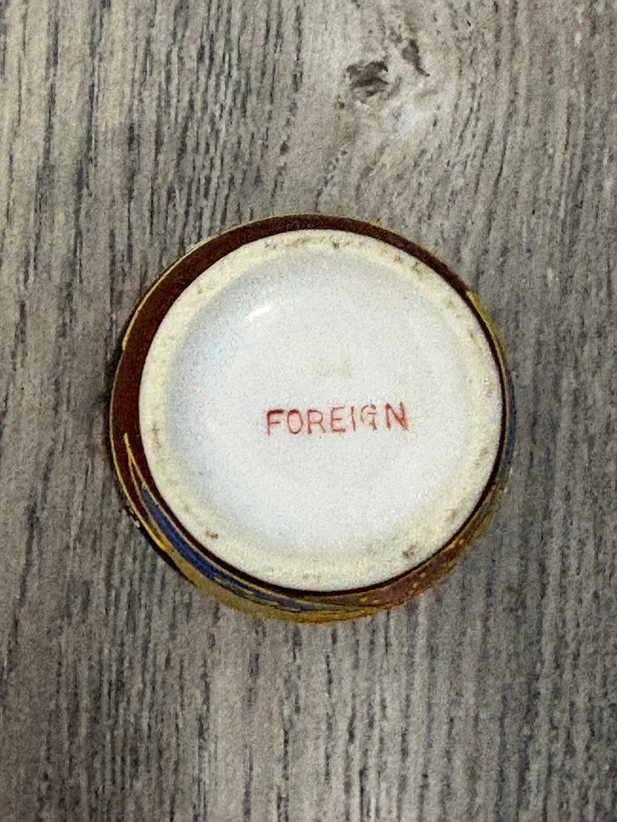 Vintage Miniature Japanese Satsuma-style Vase with Geisha