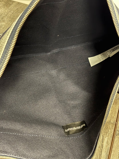 Emporio Armani Canvas Clutch Bag