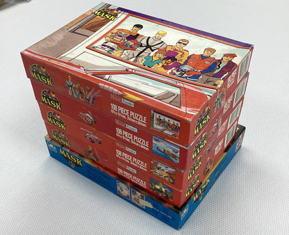 5 Vintage 1980s MASK Jigsaw Puzzles