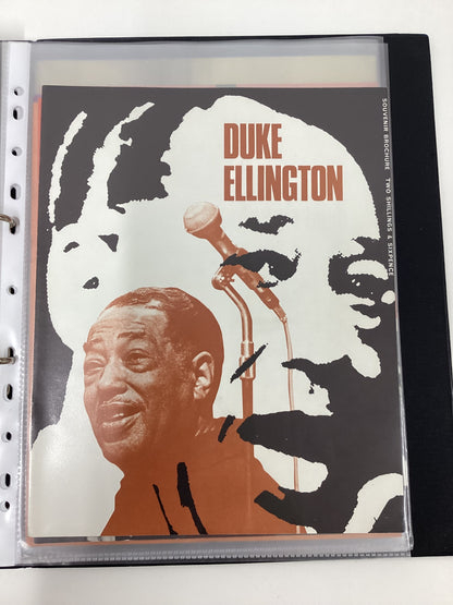 21 Vintage Jazz Programmes In Folder