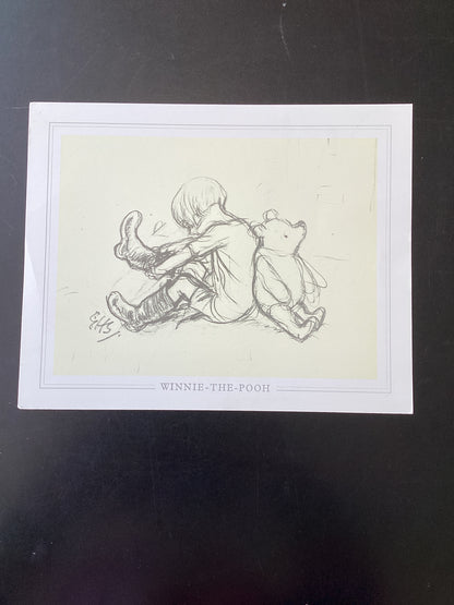 Set of 4 Winnie the Pooh Prints