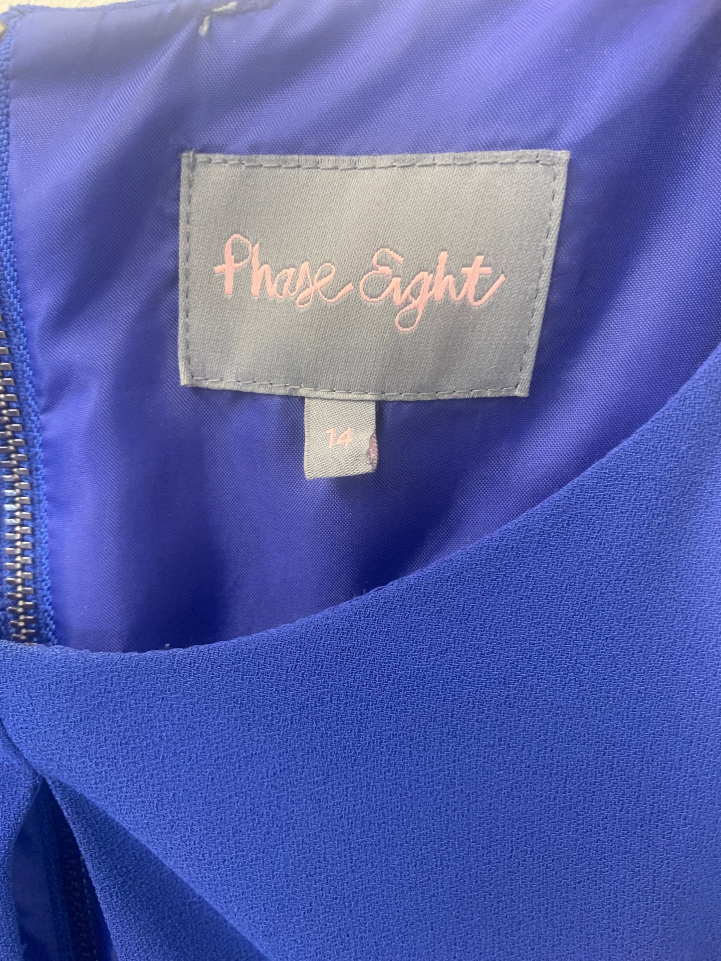 Phase Eight Blue Dress Size 14