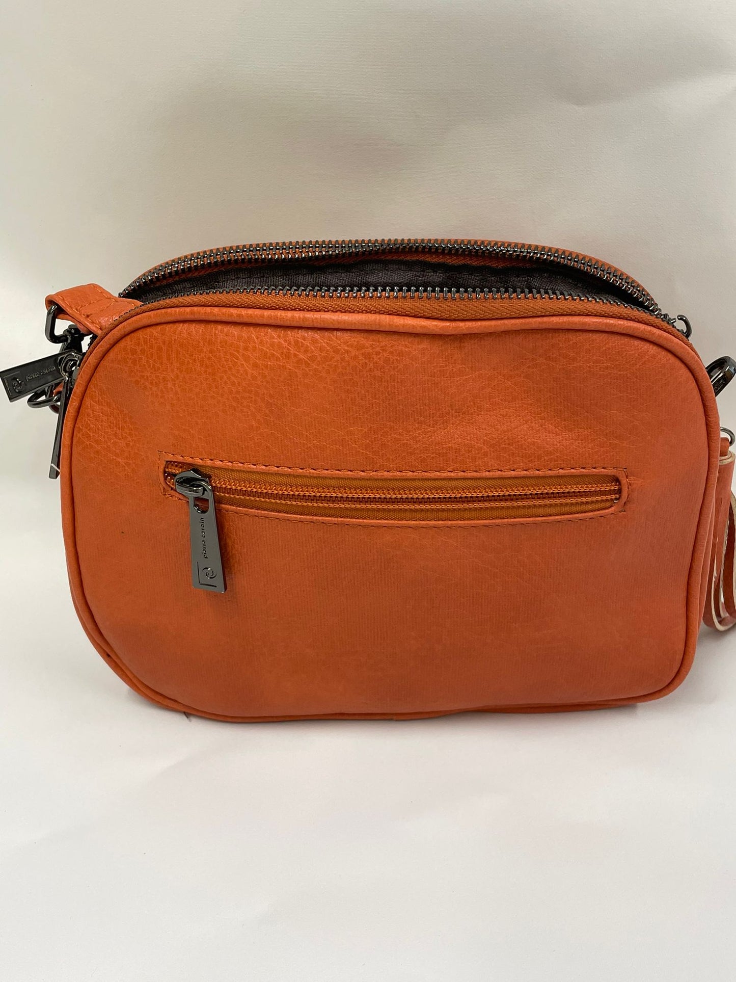 Pierre Cardin Orange Faux Leather Handbag