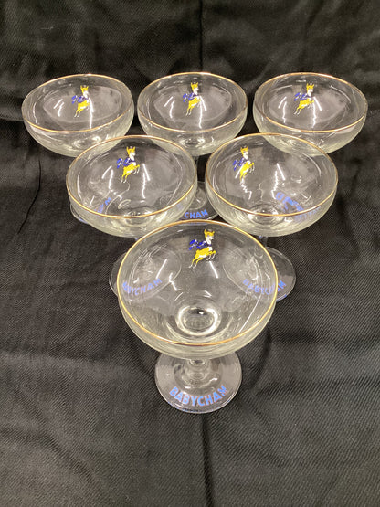 6 X Babysham Glasses