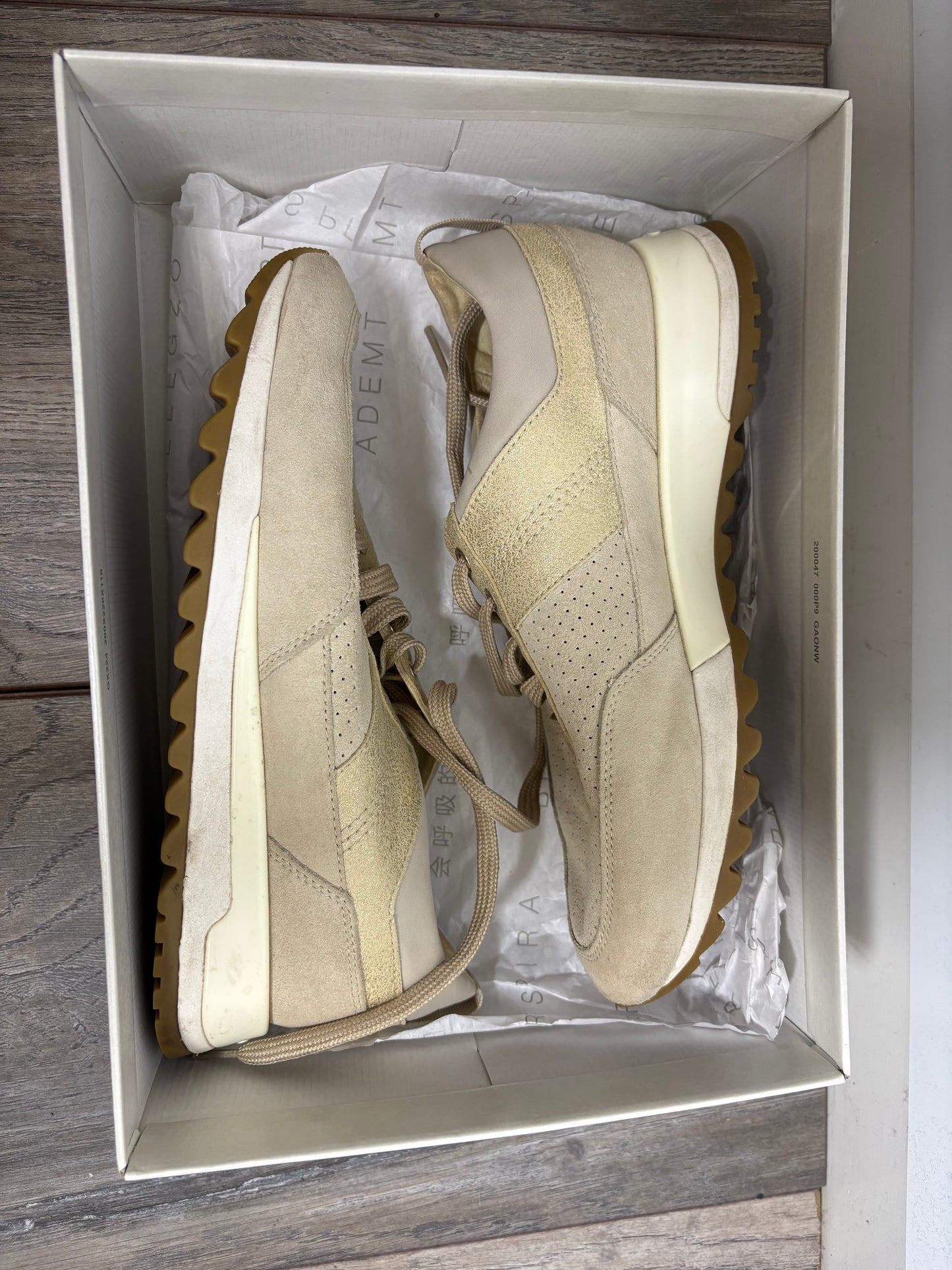 Geox Womens D Tabelya A Beige Trainers Size 6