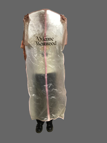 Vintage Vivienne Westwood Pink Taffeta Corset Size 16