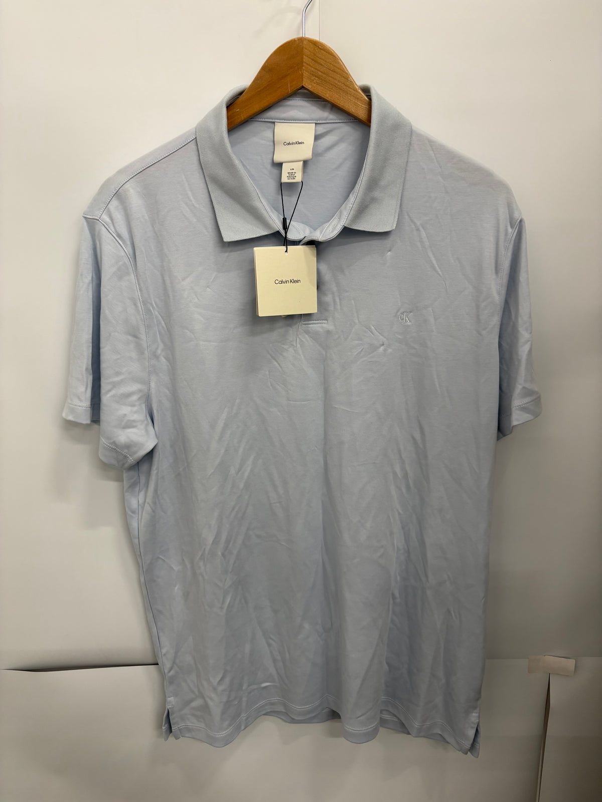 Calvin Klein Supima Cotton Mens Polo Shirt Size L - BNWT