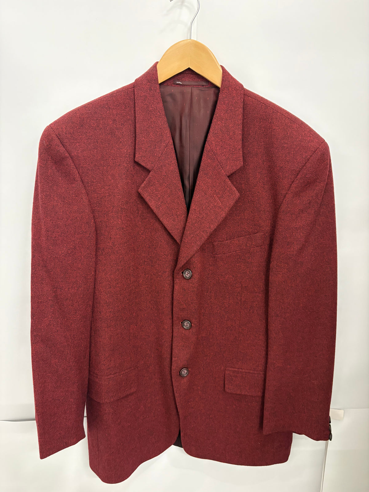 Vintage Debenhams Mens Red Blazer Size S