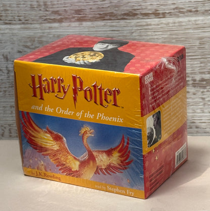 Harry Potter and the Order of the Phoenix 22-Cassette Audiobook, read by Stephen Fry - Brand New