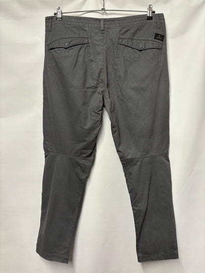 Maharishi Grey Cotton Chinos X-Large