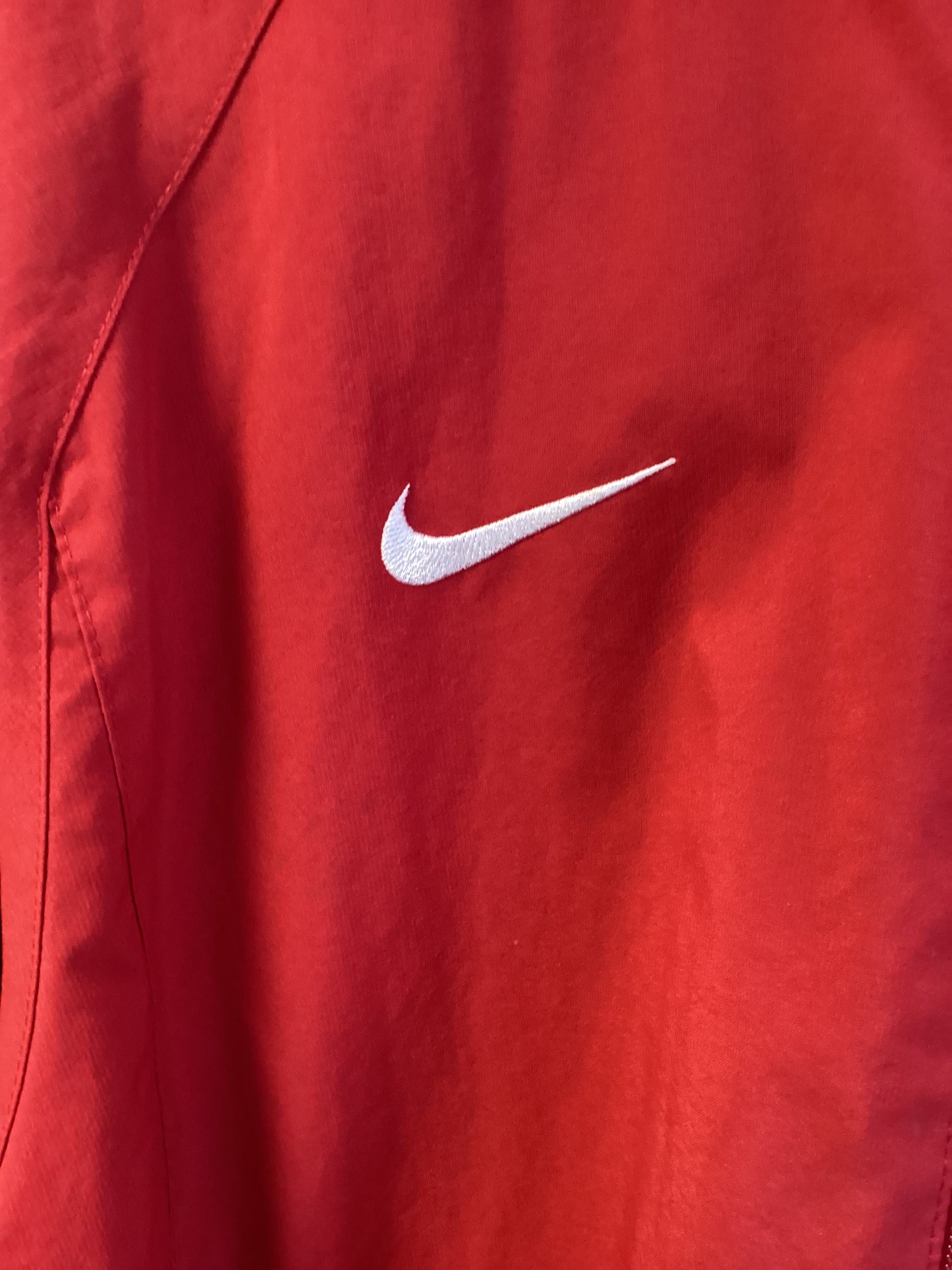 Nike, Red and Black, Zipper, Size L