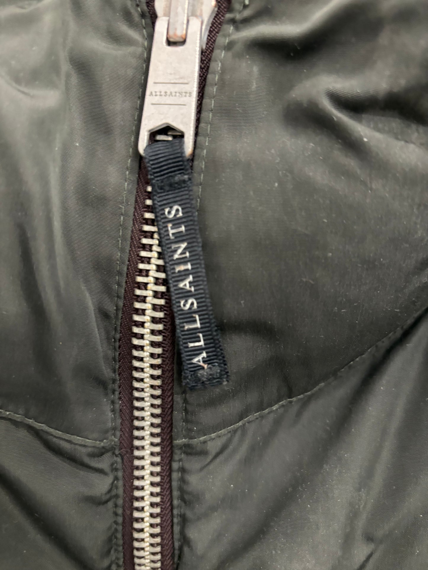 AllSaints Mens Novern Reversible Ramskull Puffer Jacket Size L