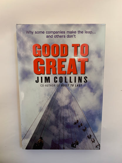 Good to Great Book by Jim Collins Large Hardcover Book