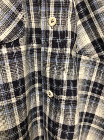 Nahmias Blue Chequered Shirt Medium