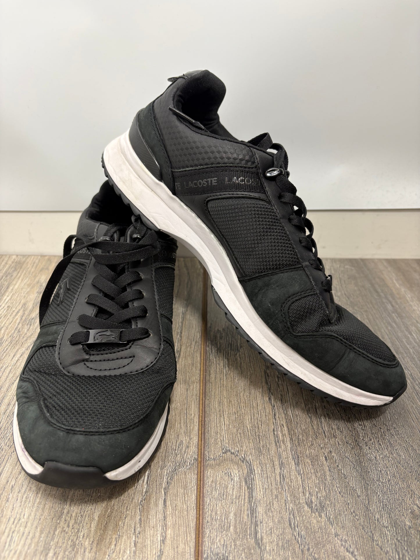 Lacoste Mens Joggeur 2.0 Black Trainers Size 10