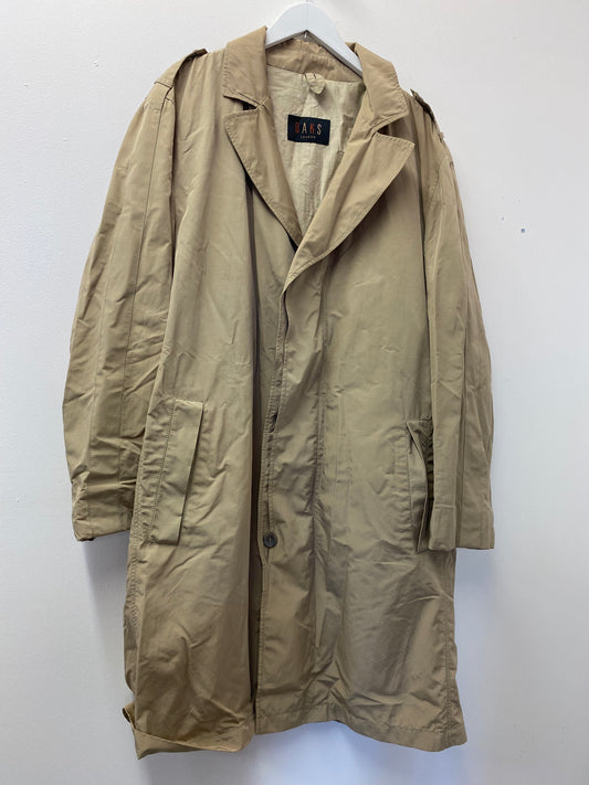 DAKS London Beige Coat Size XL
