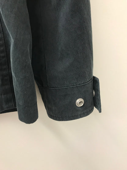 BNWT All Saints Snoed Stone Wash Black Jacket Size M