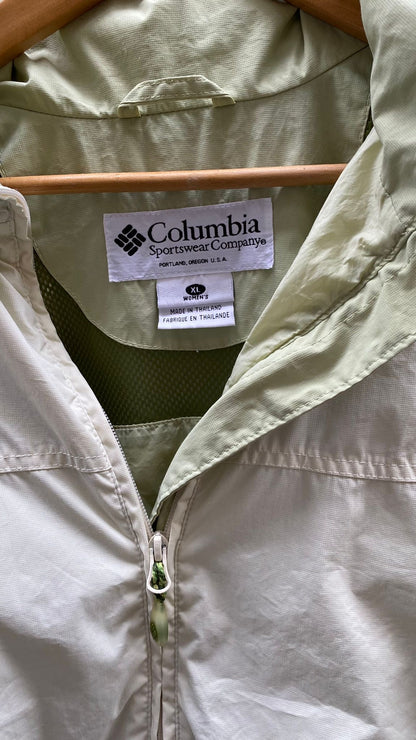 Columbia Lightweight Jacket, Beige, Wms XL