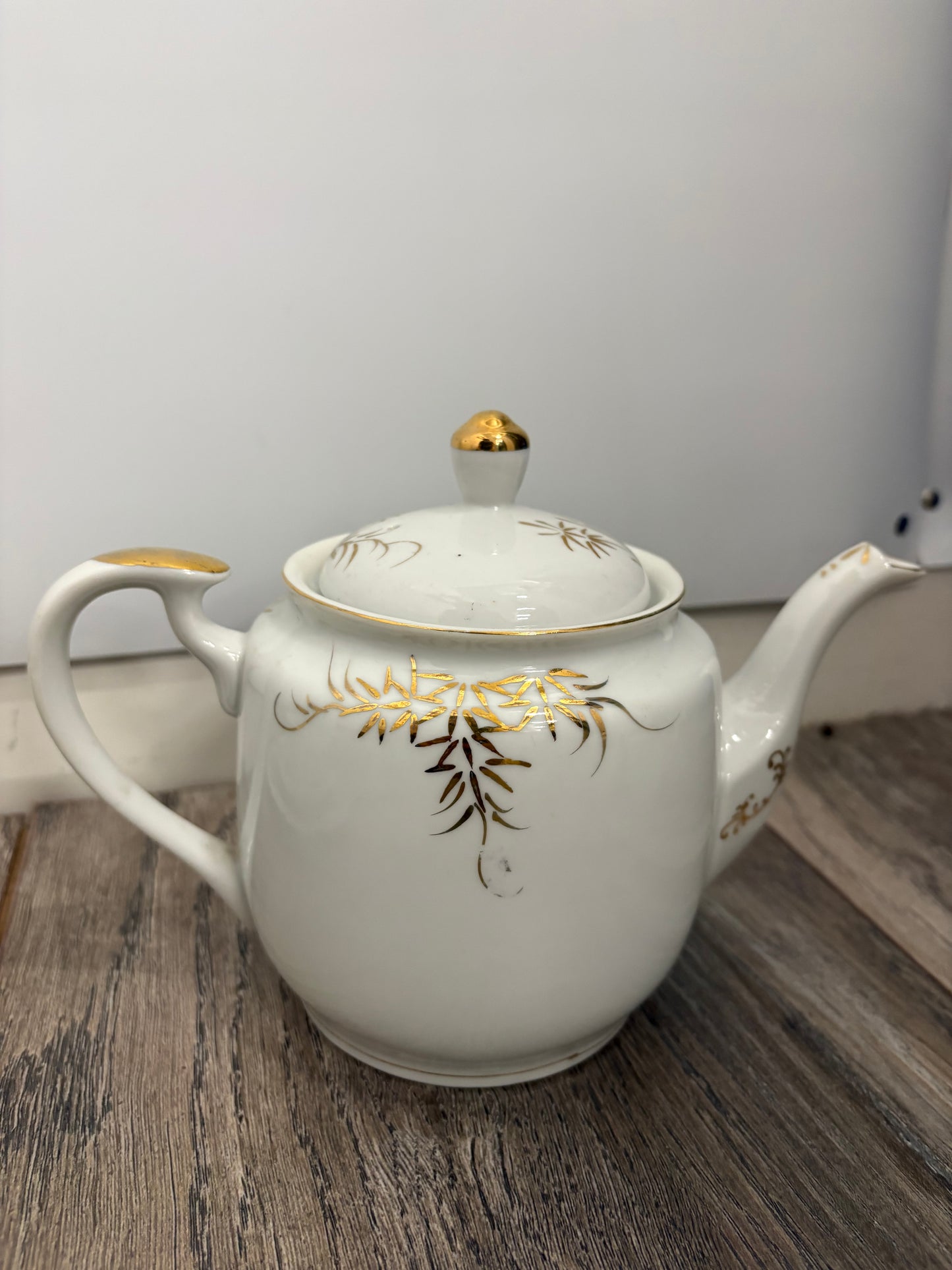 Vintage Kutani Japanese Eggshell Porcelain 21-Piece Teaset