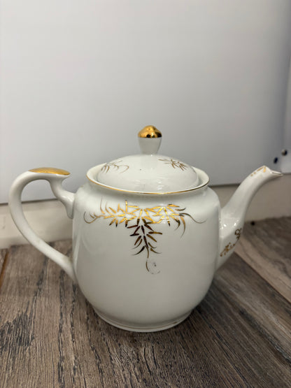 Vintage Kutani Japanese Eggshell Porcelain 21-Piece Teaset