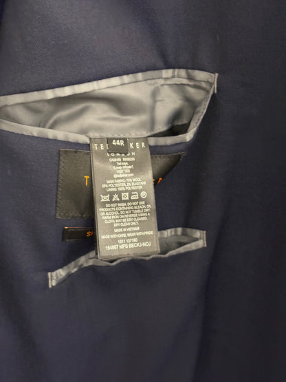 Ted Baker London Mens Navy Suit Jacket Size 44R