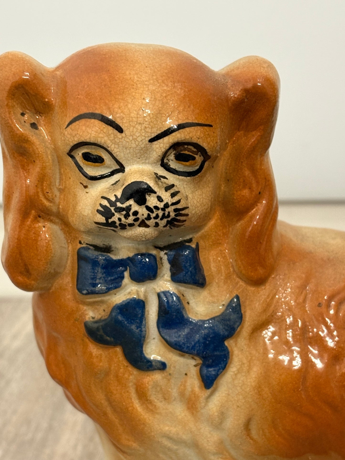 Vintage Mantel Pekingese Dog Figurine