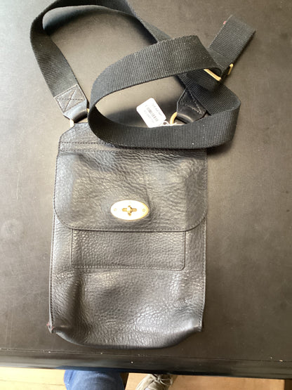 Vintage Black Leather Mulberry Small Anthony Bag
