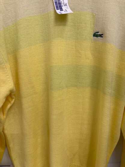 Lacoste Vintage Yellow Knitted Mens Jumper UK Size XL - BNWT
