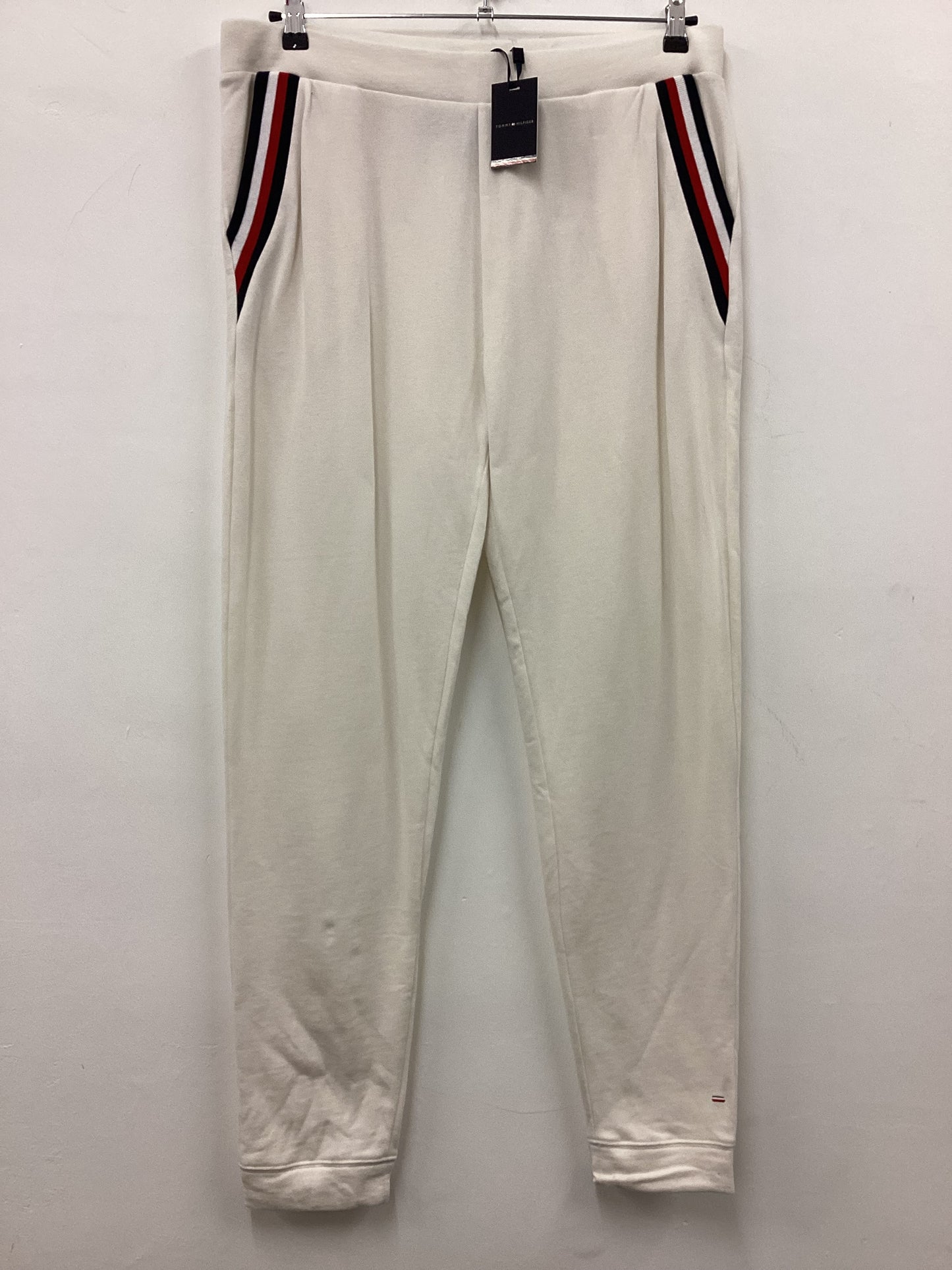 BNWT Tommy Hilfiger XL White Joggers Sweatpants Tracksuit Bottoms