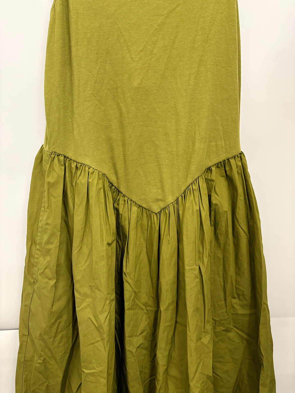 Nobody's Child Green Drop-Waist Cora Midi Dress Size 12 - BNWT