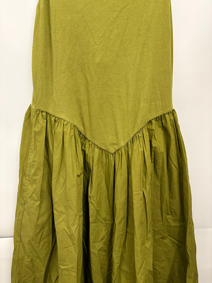 Nobody's Child Green Drop-Waist Cora Midi Dress Size 12 - BNWT