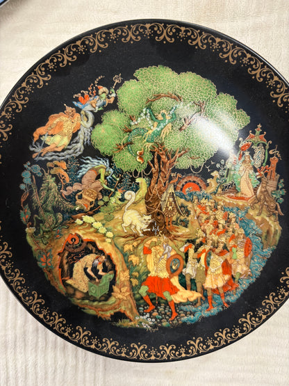 10x Vintage Tianex Russian Legends Collector Plates