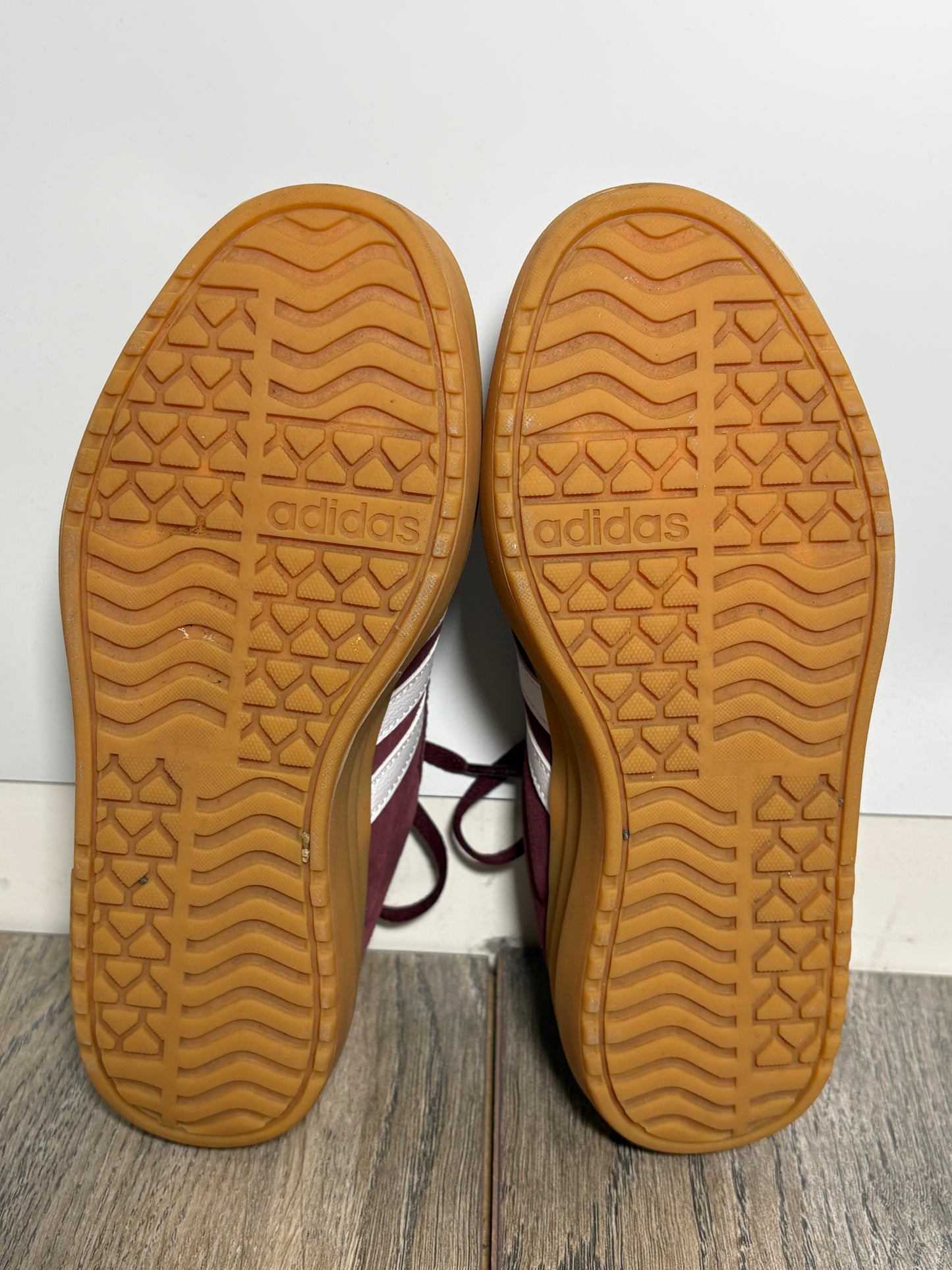 Adidas Womens VL Court Bold Burgundy Trainers Size 3