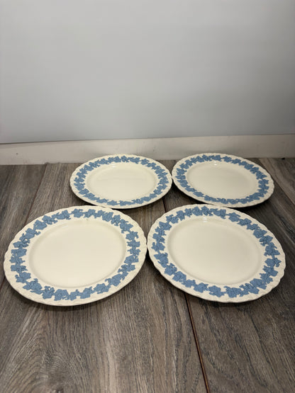 Vintage 1960s Wedgwood Embossed Queen's Ware 24-Piece Collection