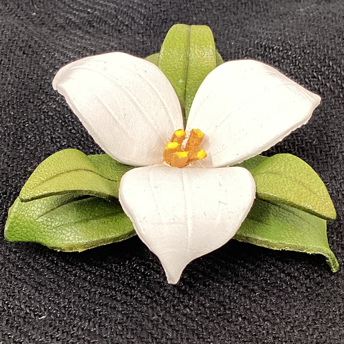 Trillium Ontario Floral Emblem Lapel Pin