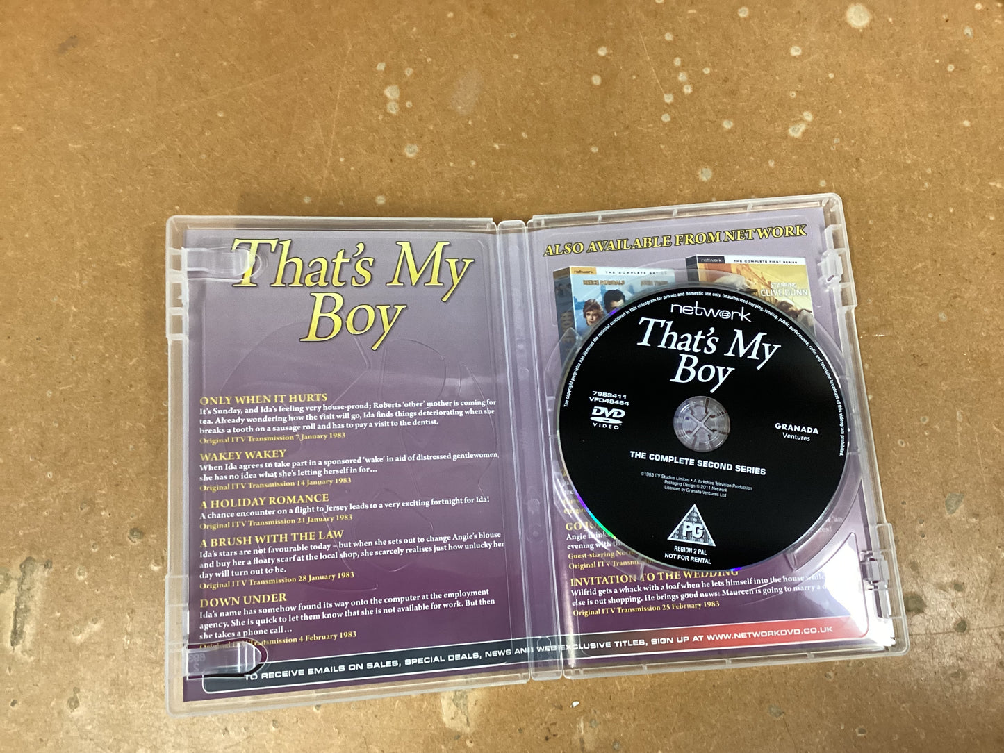 Network, That's My Boy (The Complete 1-4 Series), 4-Disc Boxset