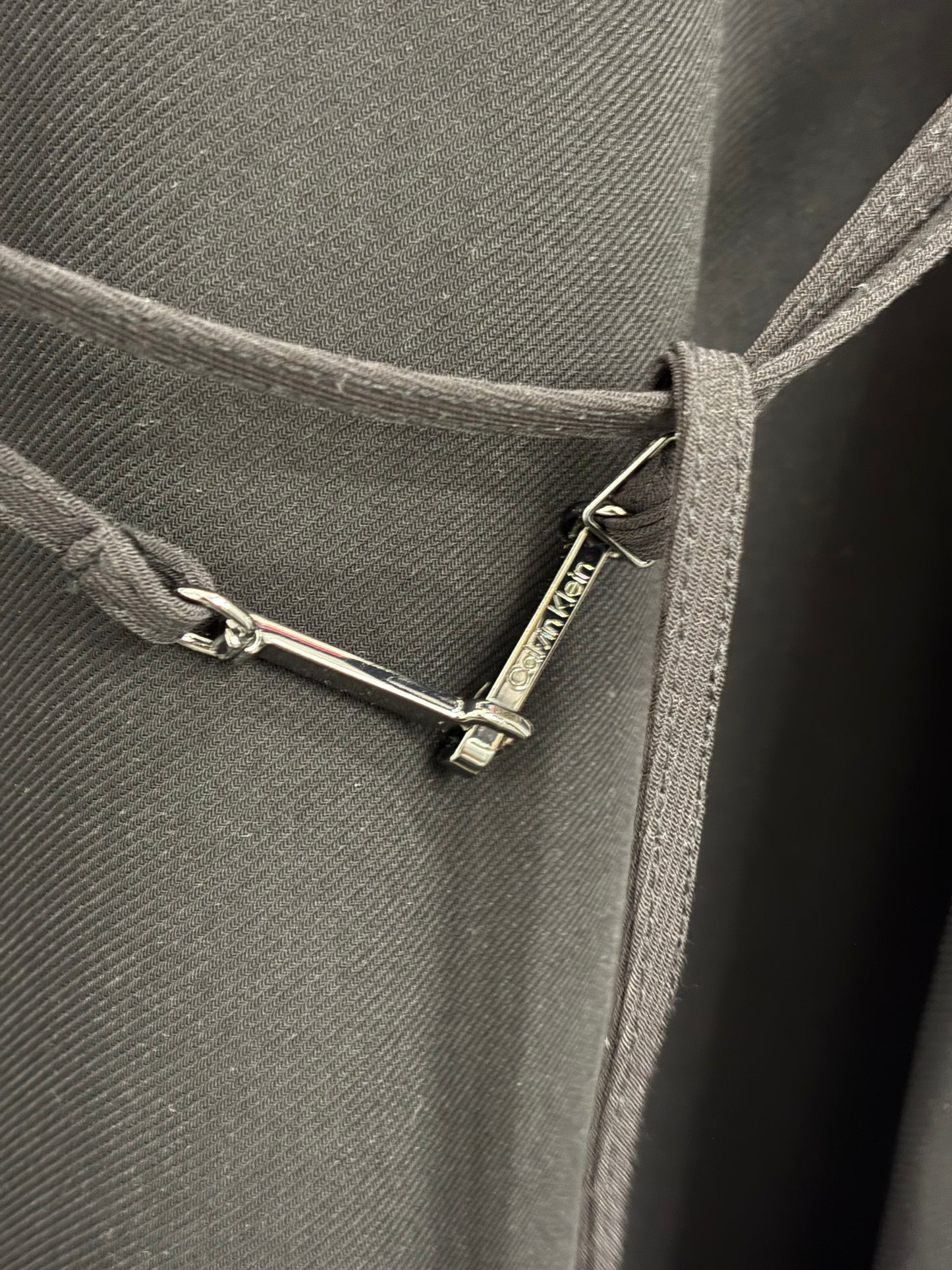 Calvin Klein Structure Twill Longsleeve Shirt Dress Size 12 - BNWT