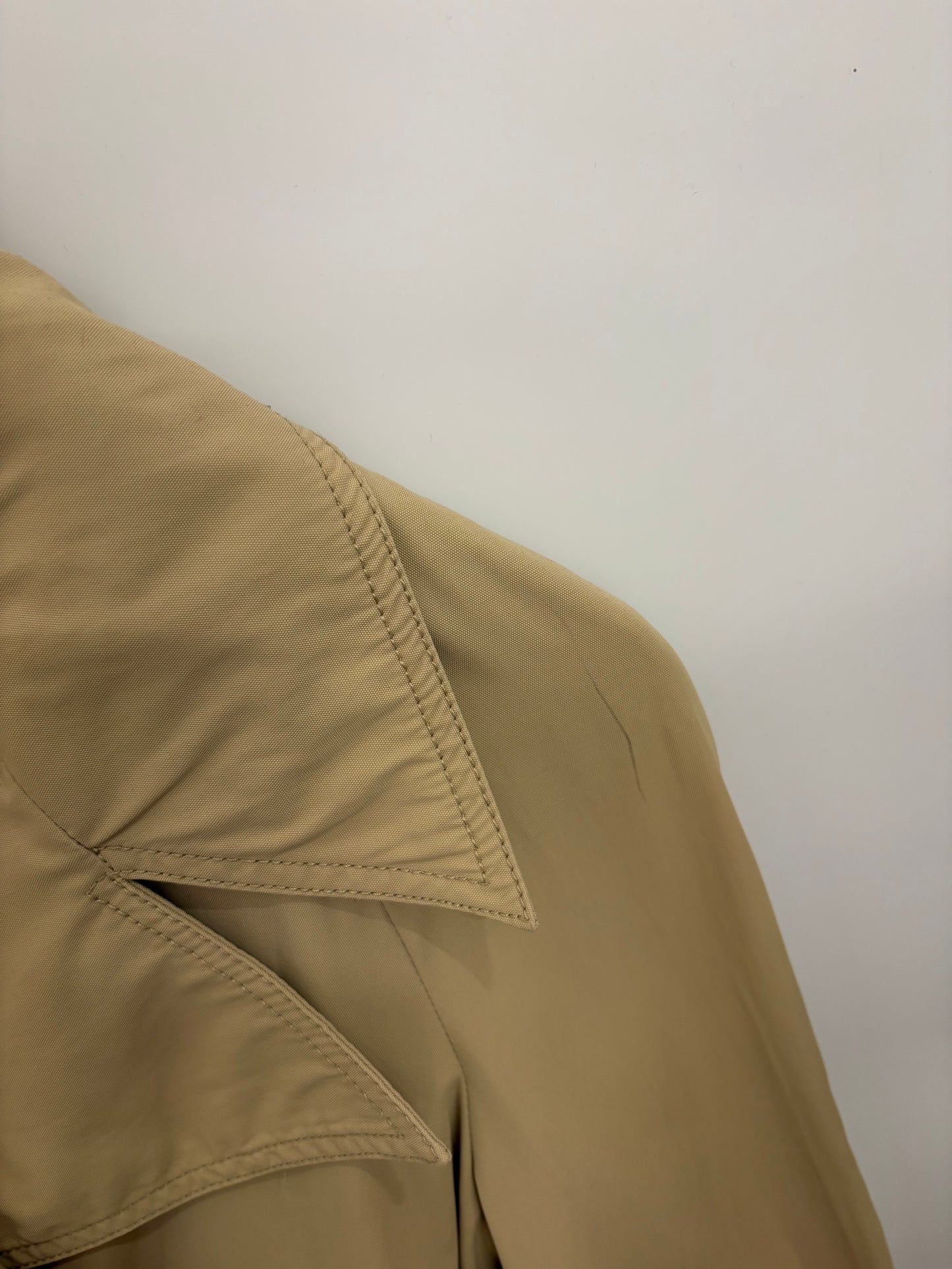 Michael Kors Women’s Beige Double Breasted Short Trench Jacket Size S