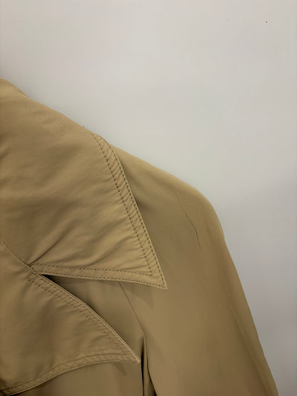 Michael Kors Women’s Beige Double Breasted Short Trench Jacket Size S
