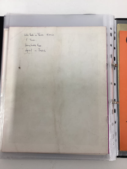 21 Vintage Jazz Programmes In Folder
